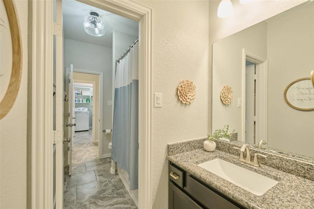 This vanity area is in bedroom #3.