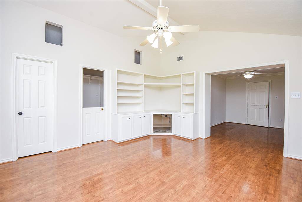 Game room/BR 4 looking back toward the office space.   Dutch door is pretty cool isn't it?