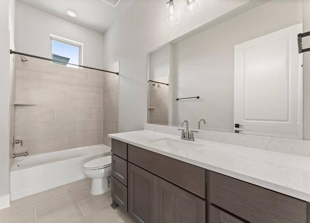Private Full Bath Attached to Bedroom 2