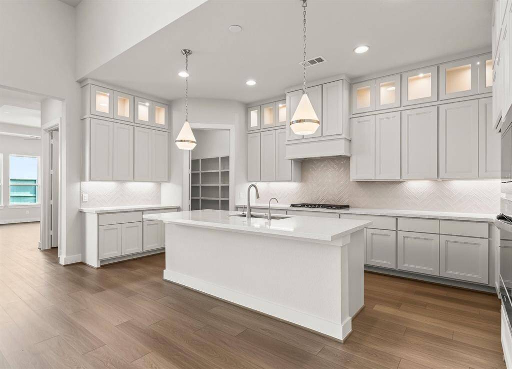 Seating Space for Stools at the Kitchen Island