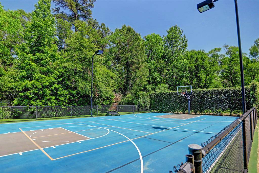 Make the most of the exceptional amenities with a private multi-use sports court on the premises.
