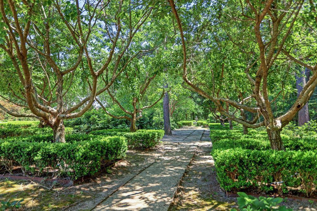 One of the many stunning private pathways to enjoy your own nature gardens.