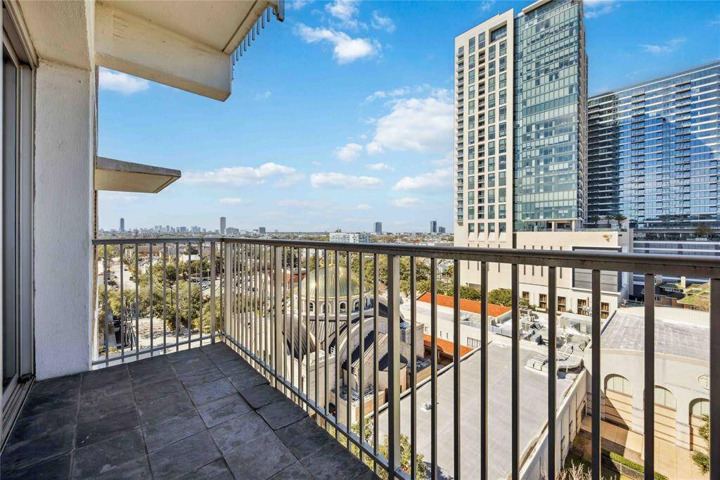 Step out onto your private balcony and take in the city views!