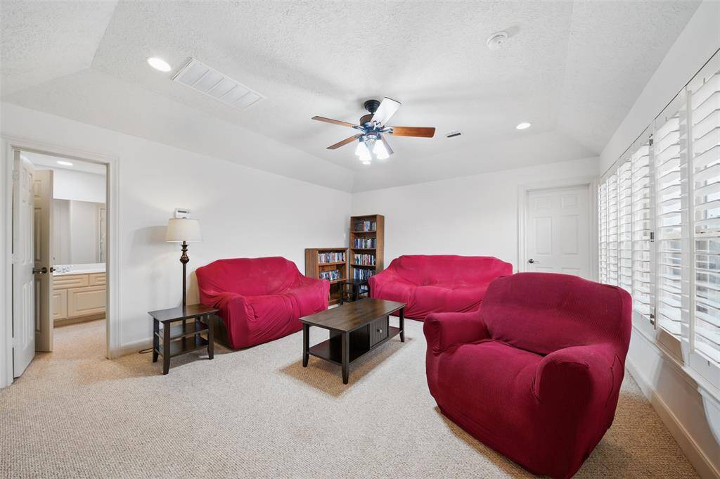 Upstairs game room