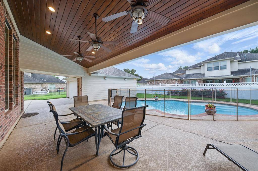 Covered patio
