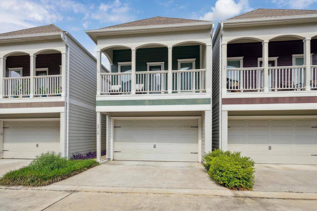 3715 Oakroc Grove sits in a well planned enclave of 8 single family homes offering first floor living, built in 2015. 24 gauge steel garage door opens to the 2 car garage and the driveway fits 2 additional parking space.