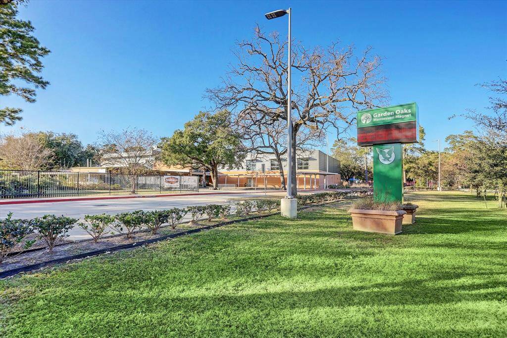 This special home is currently zoned to Garden Oaks Montessori Magnet (HISD) - a beautiful campus! Please contact the school, hisd or hisd website for detailed information.