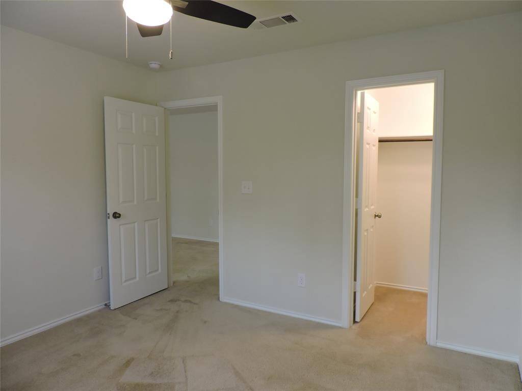 with walk in closet