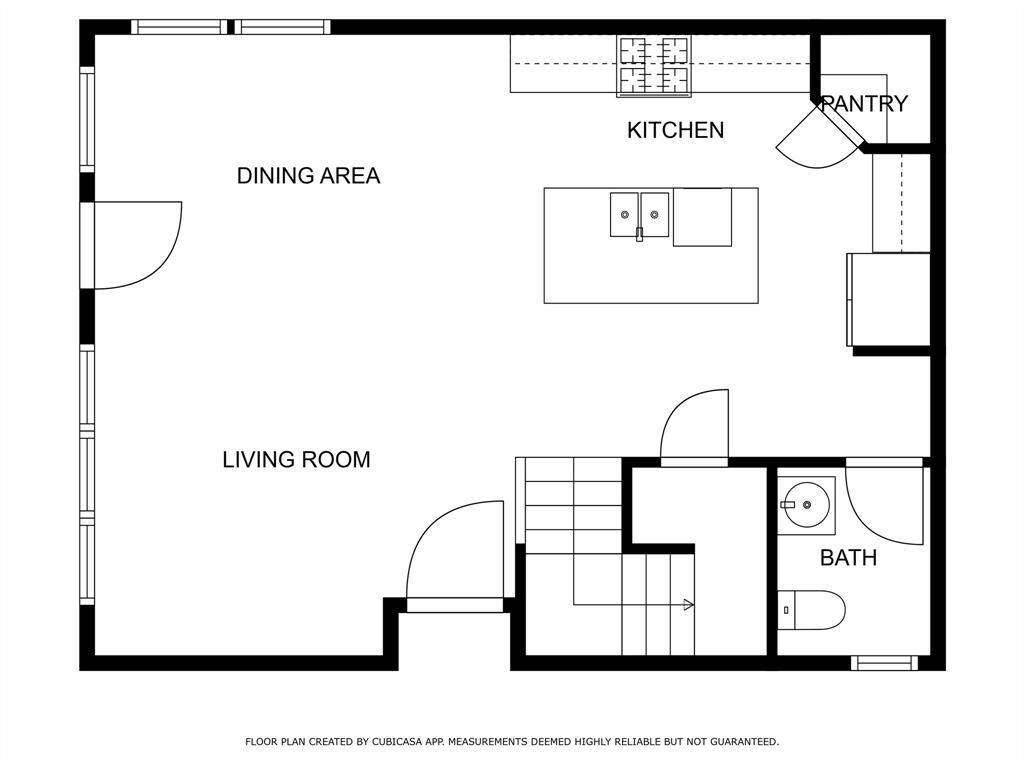 First floor plan.