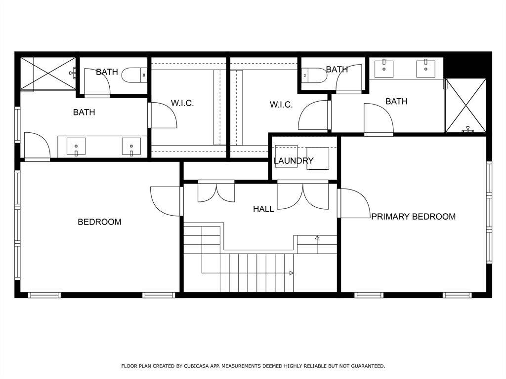 Second floor plan.