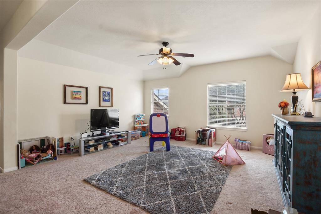 Upstairs gameroom.