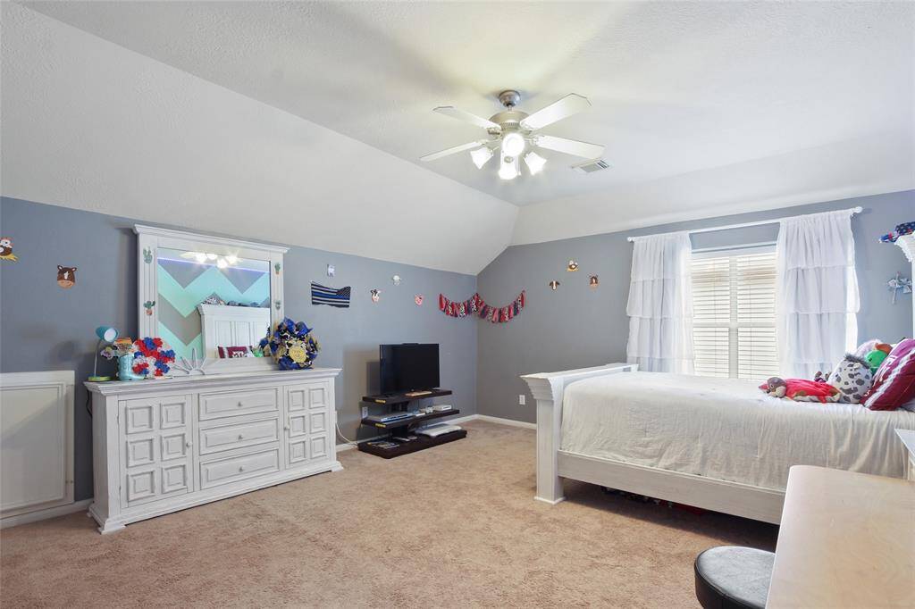 Bedroom 5 is almost as large as the primary bedroom.
