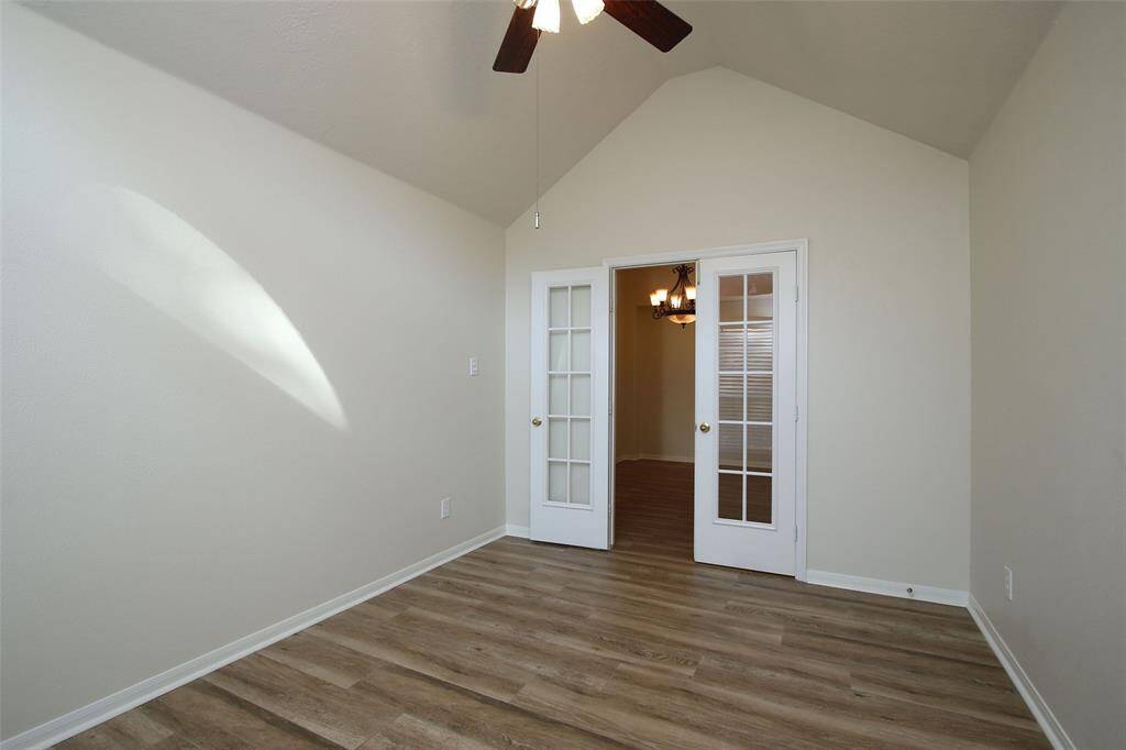 Separate Study/Office Space with French Doors.