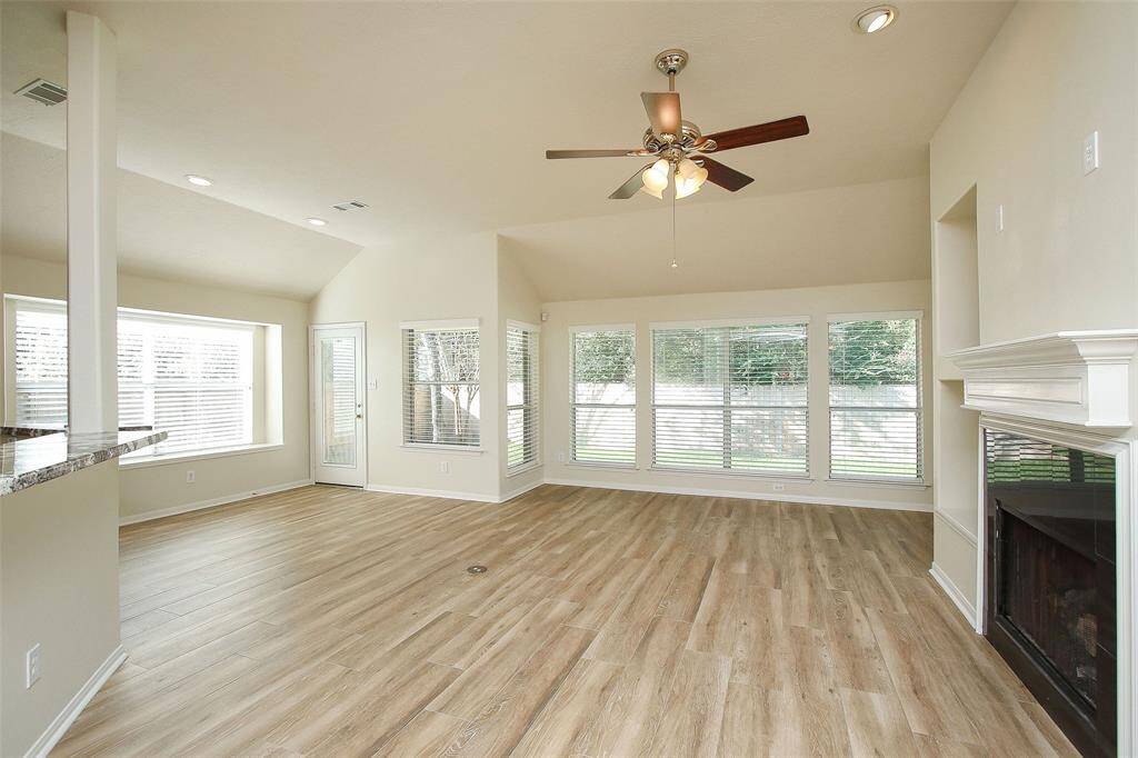 View from the Den to the Breakfast Area to the Left.