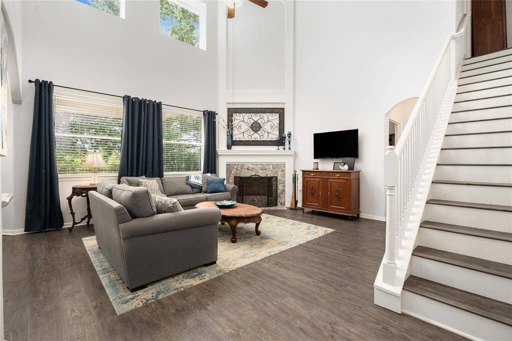 Spacious Great Room with beautiful natural light.