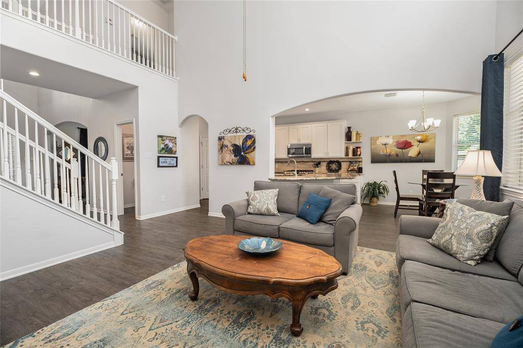 Open concept floor plan