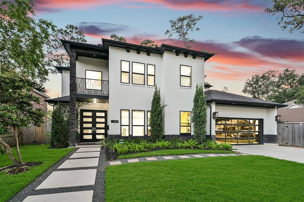 Welcome to 447 Faust Ln, nestled in the heart of Memorial!  This modern and stunning home has timeless architectural features, classic finishes and luscious landscape.  Walking distance to City Centre and Town & Country Plaza.