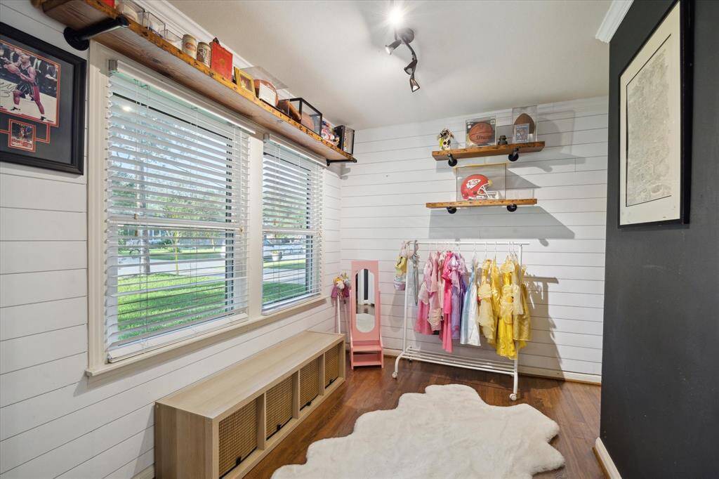 This wonderful space is off the living room and can be used as an office or playroom