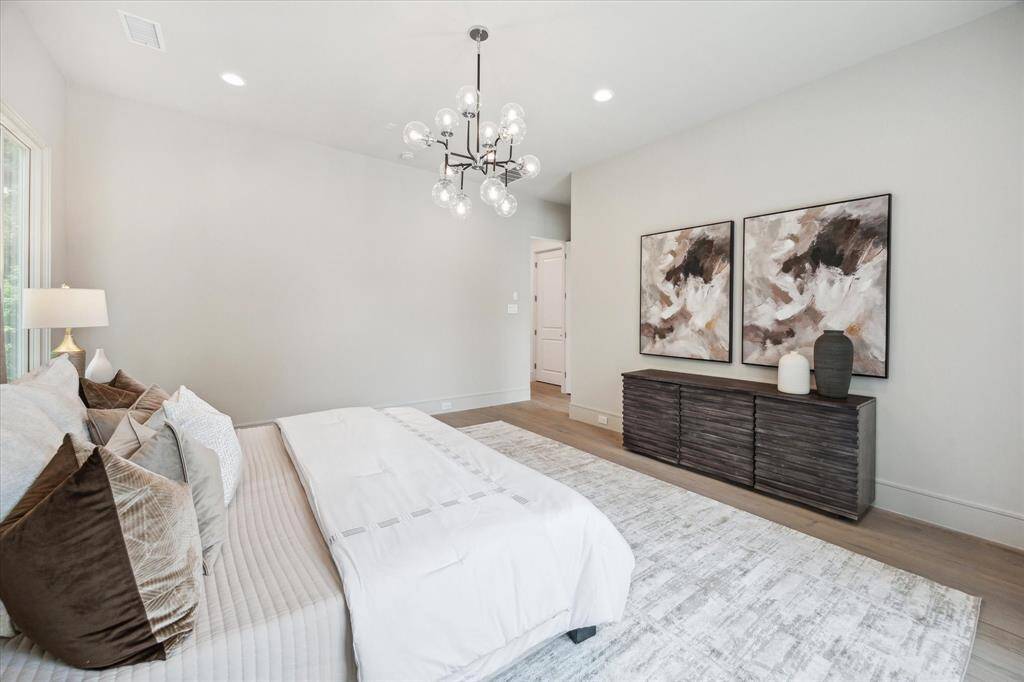Primary Suite recieves abundant natural light, making this space a tranquil retreat.