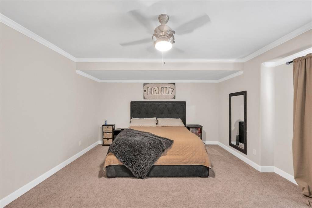 Another angle of the spacious primary suite.