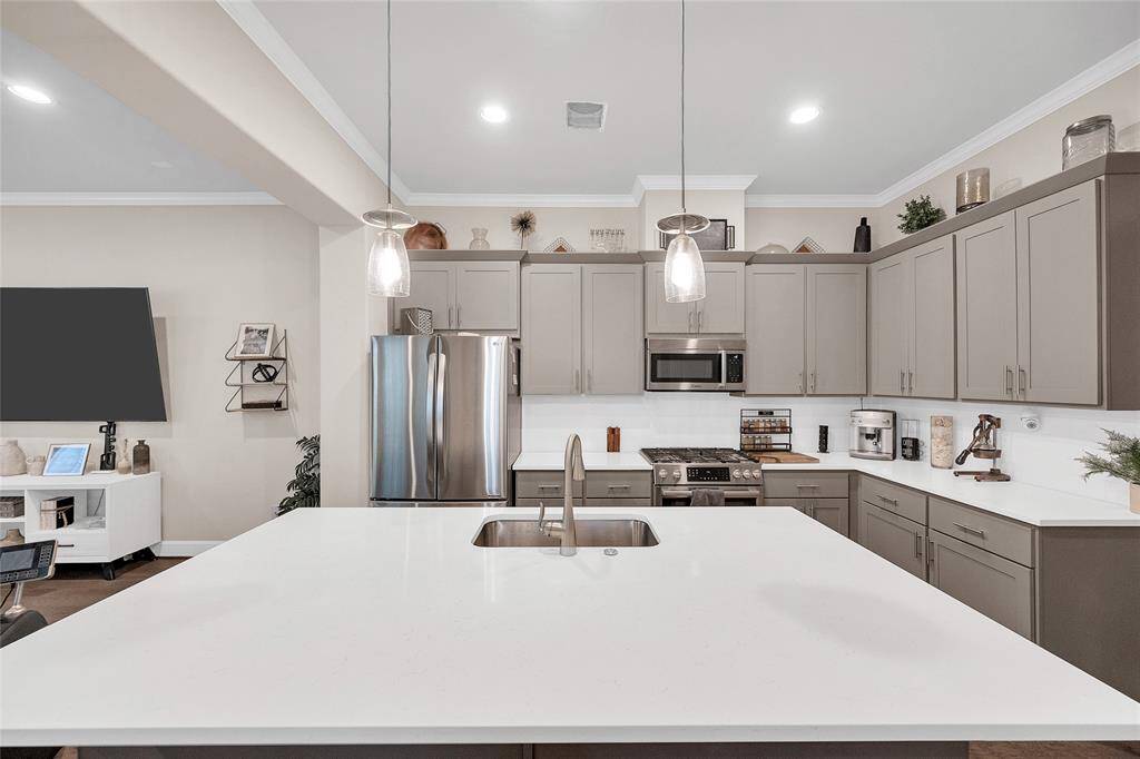 The chef's kitchen.