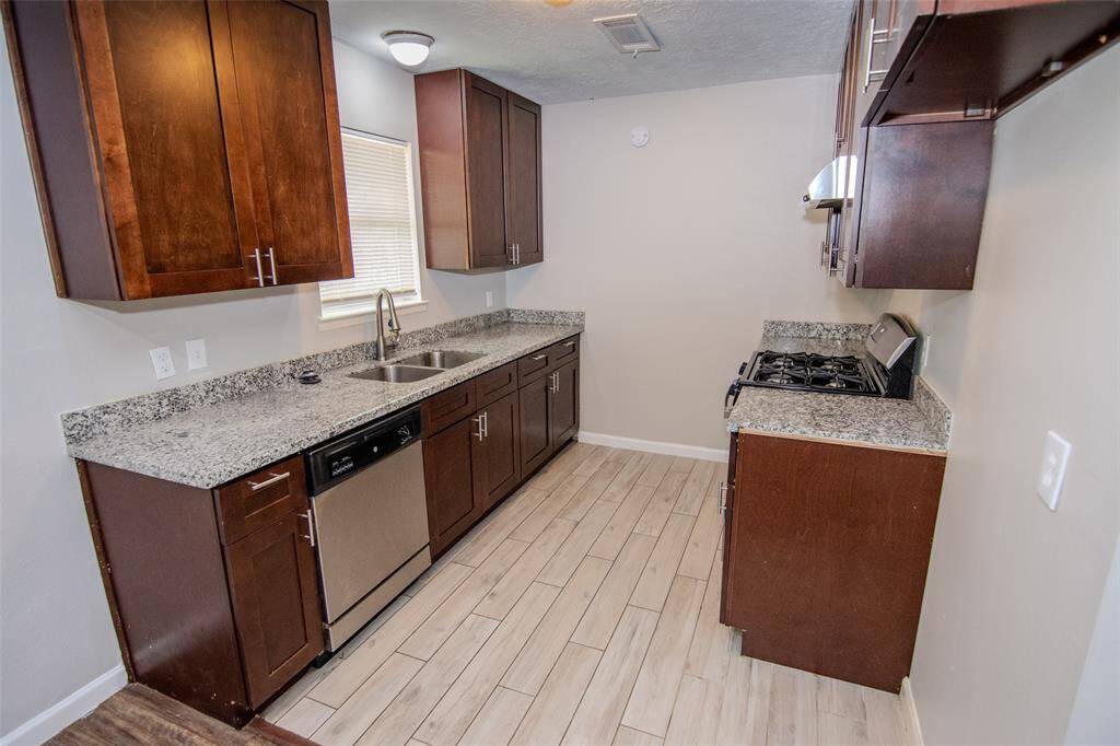 Kitchen with Granite Countertops