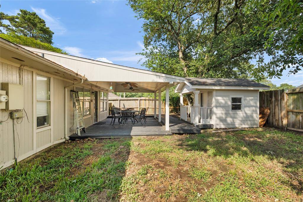 The large backyard and deck offer plenty of space to spread out, entertain, or create your own private retreat—imagine the possibilities.