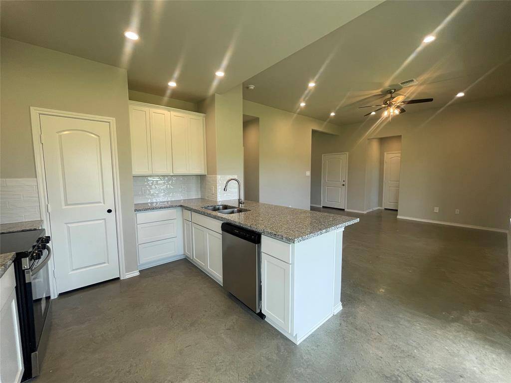 Kitchen & Dining open to the Family Room