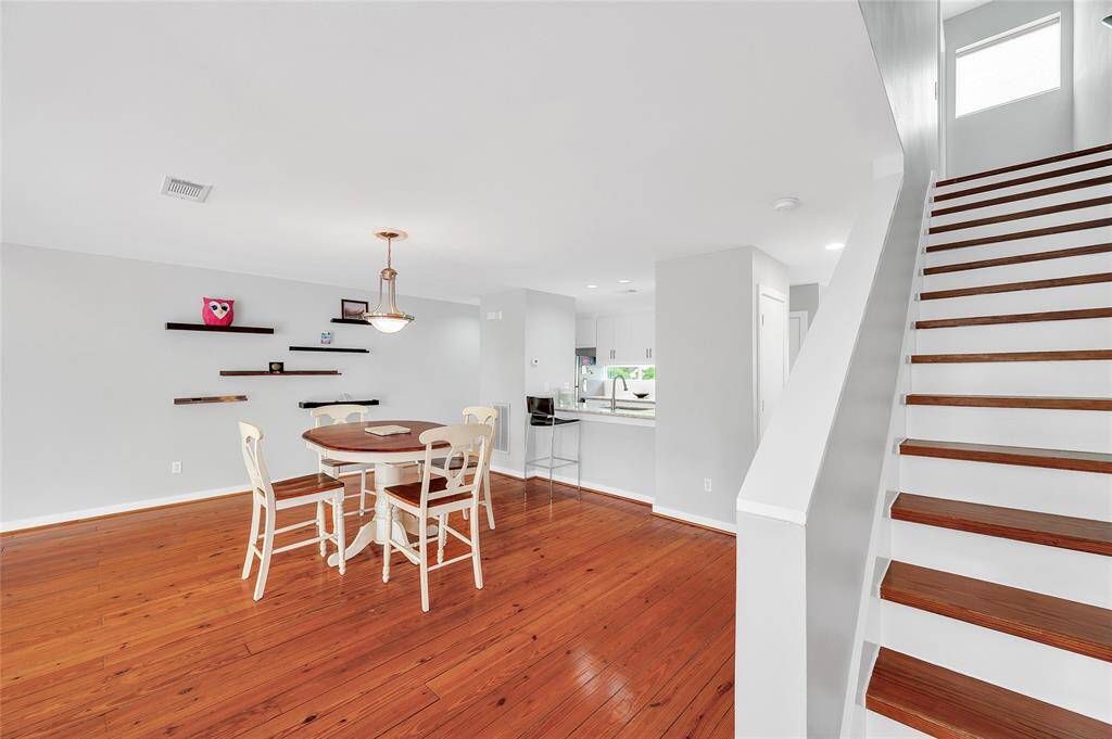 Open dining area.