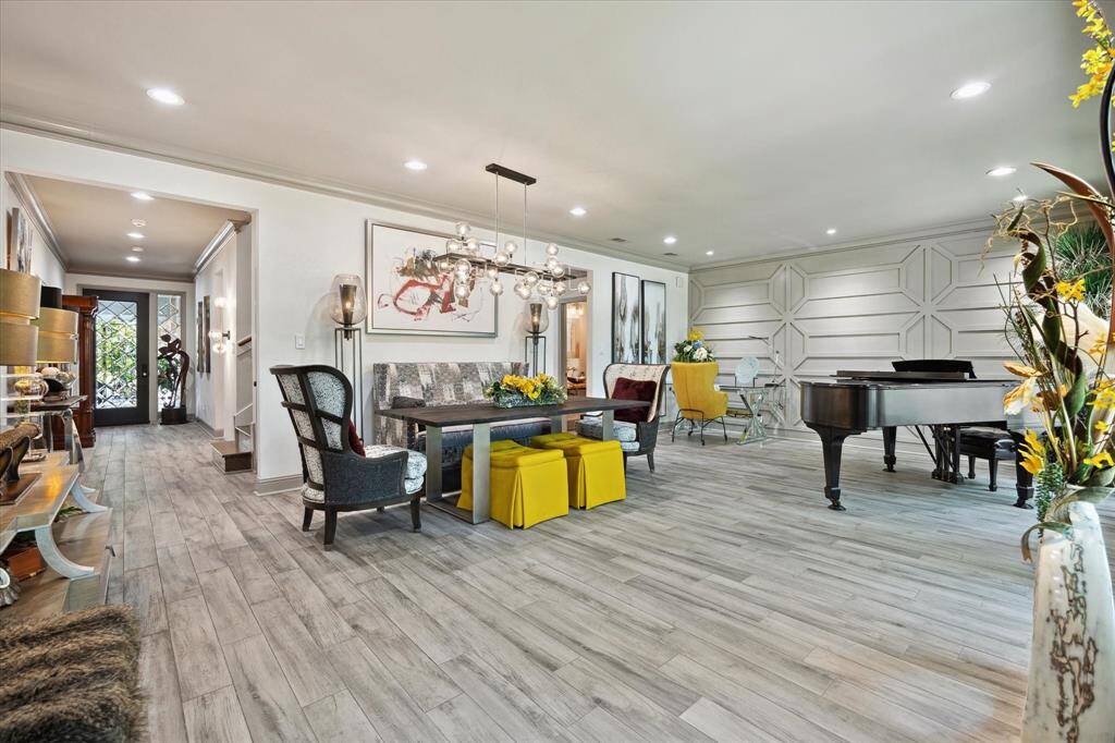Large dining and living space