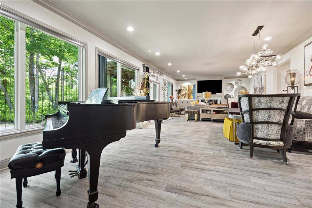 Another view of this wonderful first floor living and dining space
