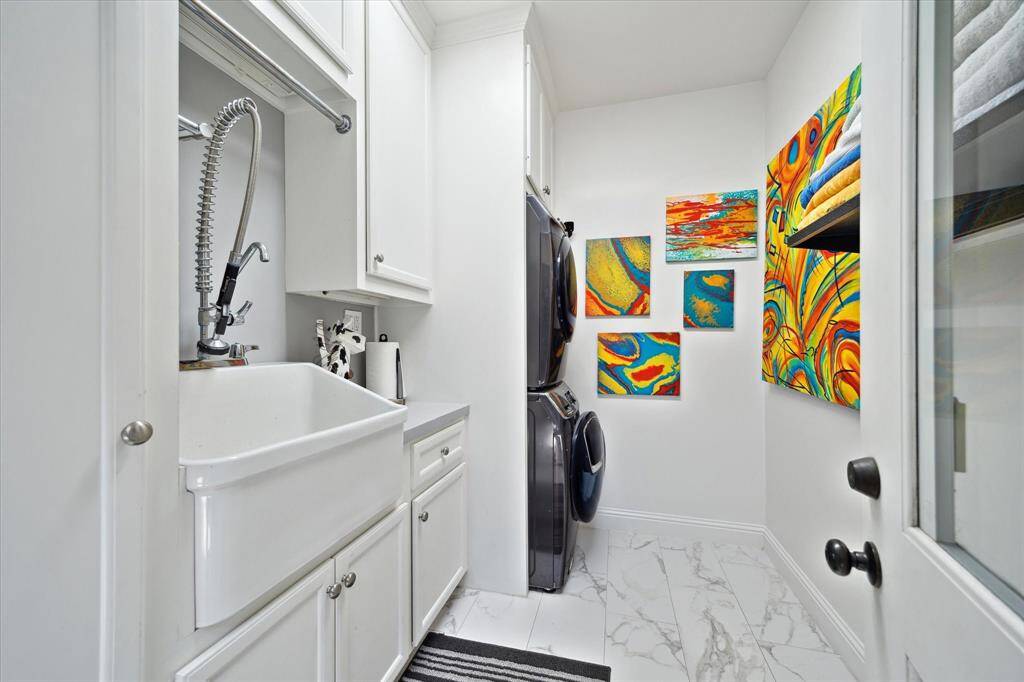Utility room with large sink