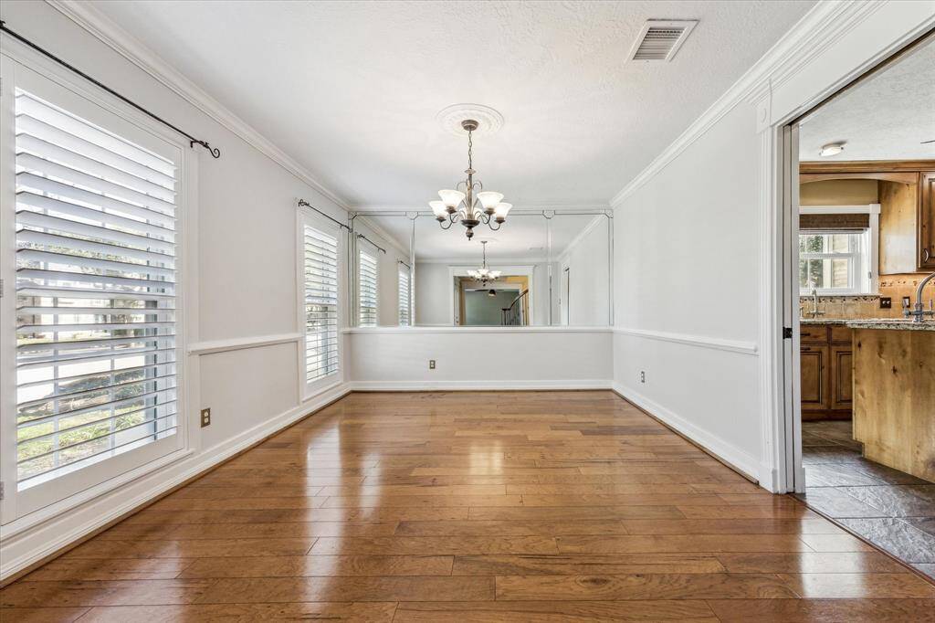 Large formal dining off the chef's kitchen!