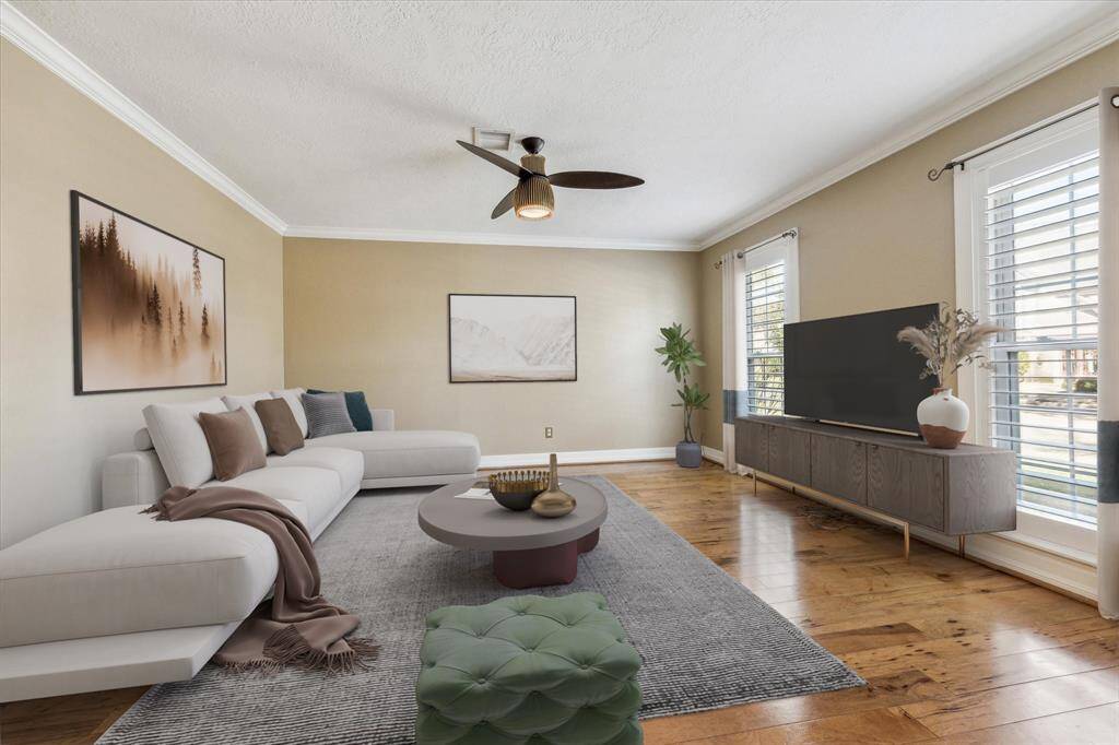 *Virtually staged seating area to the right as you enter the home.