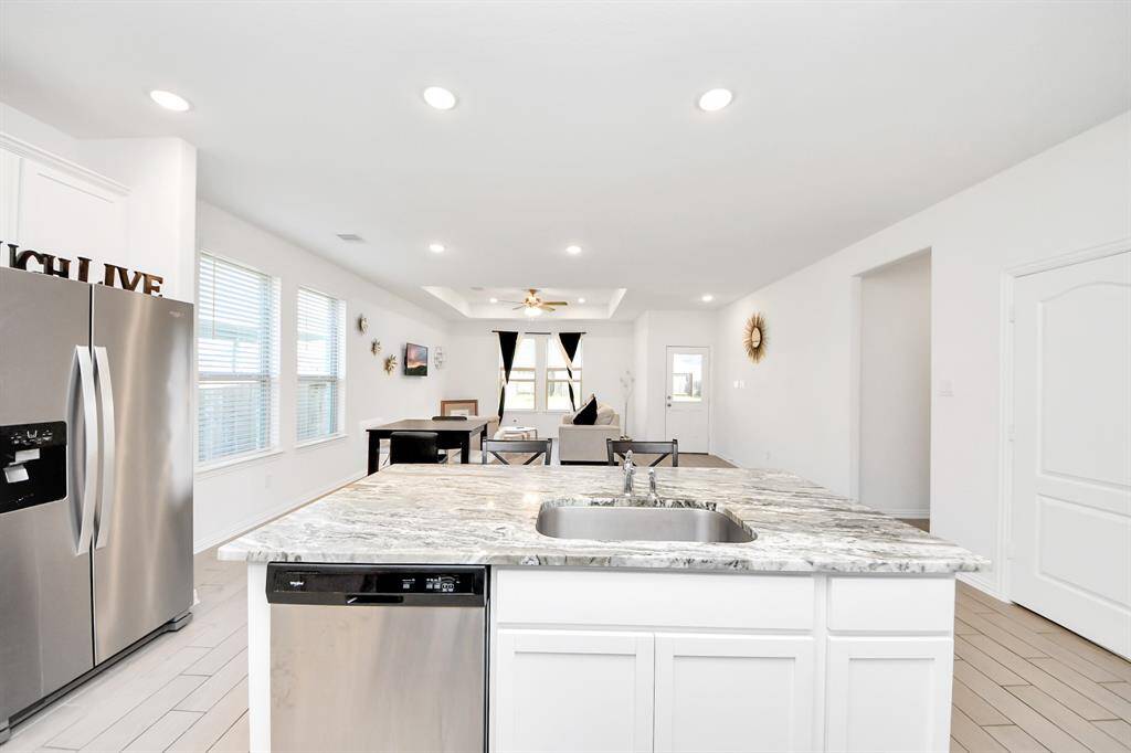 View from Kitchen island.