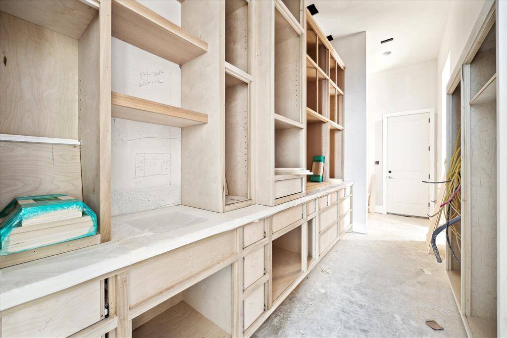 Pantry.  Construction as of May 24