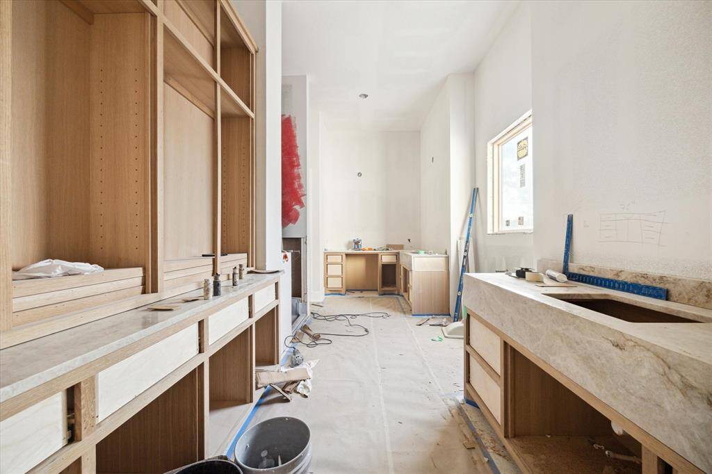 Primary bath.  Construction as of May 24.