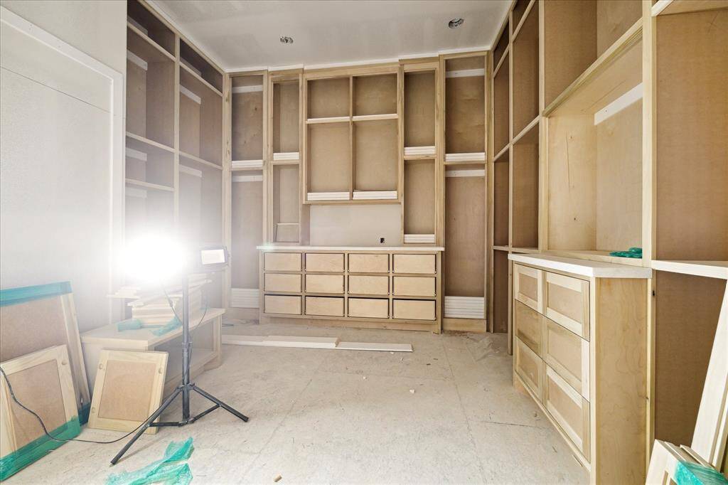 Primary closet.  Construction as of May 24
