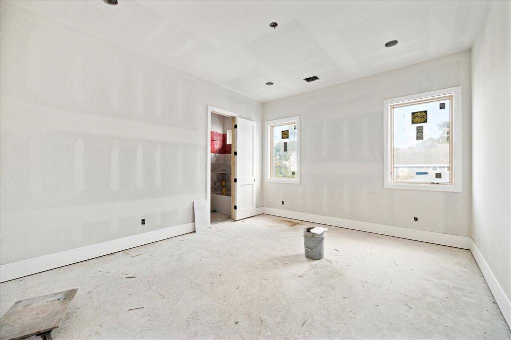 Secondary bedroom.  Construction as of May 24