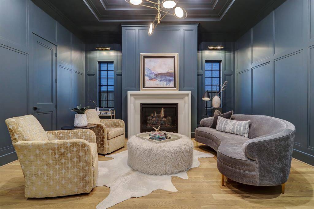 Previous Garden Oaks home by Arch Angelo Homes.  Study