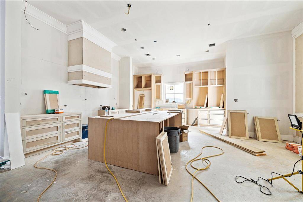 You chef's kitchen awaits.  Construction as of May 24