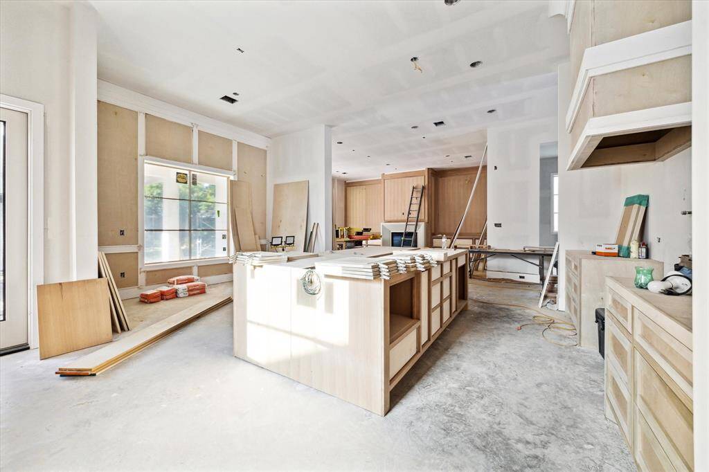 You chef's kitchen awaits.  Construction as of May 24