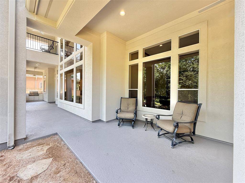 A shady place to relax or entertain outdoors