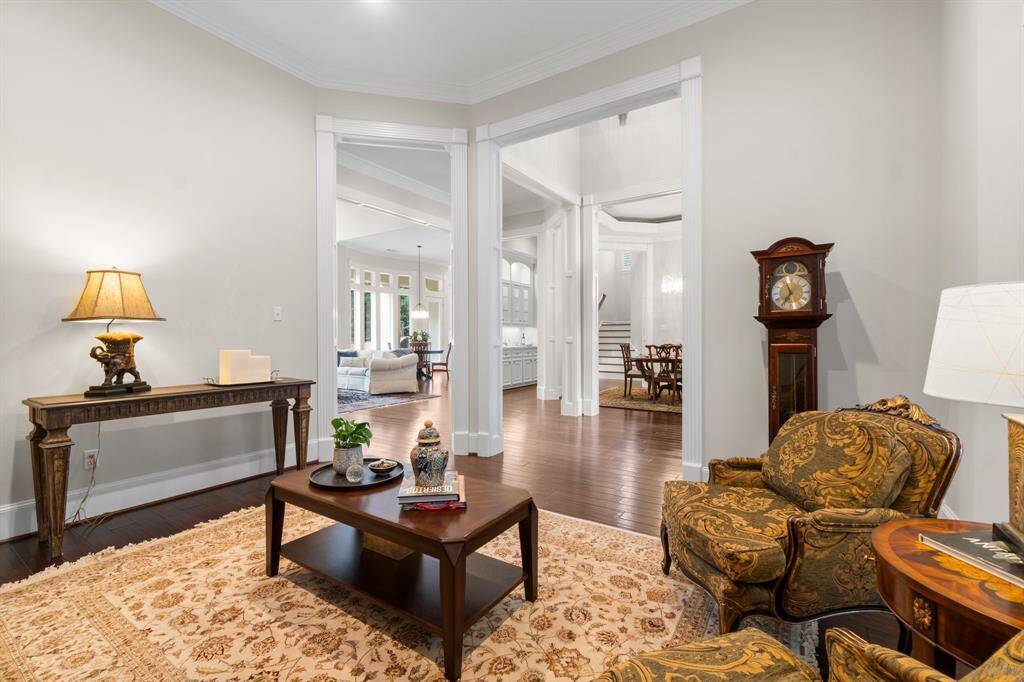 High Ceilings and Huge Windows overlooking the nature preserve