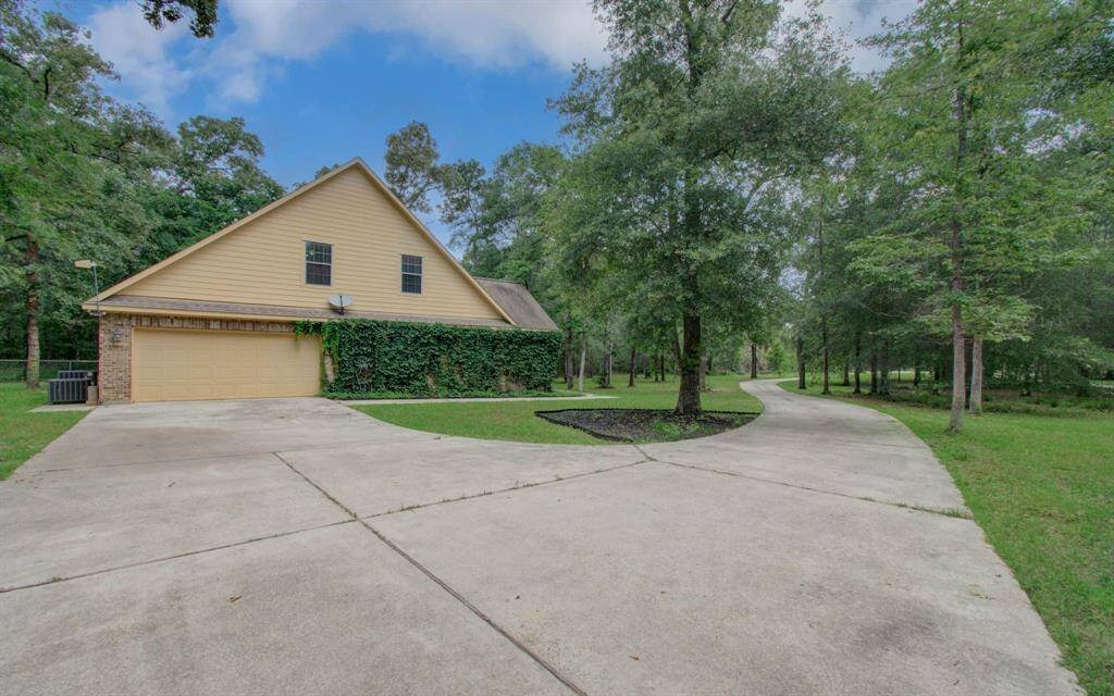 The property includes EXTRA wide upgraded driveway, with concrete PRIVACY road egress all the way to your front entry gate, makes this estate ver accessible.