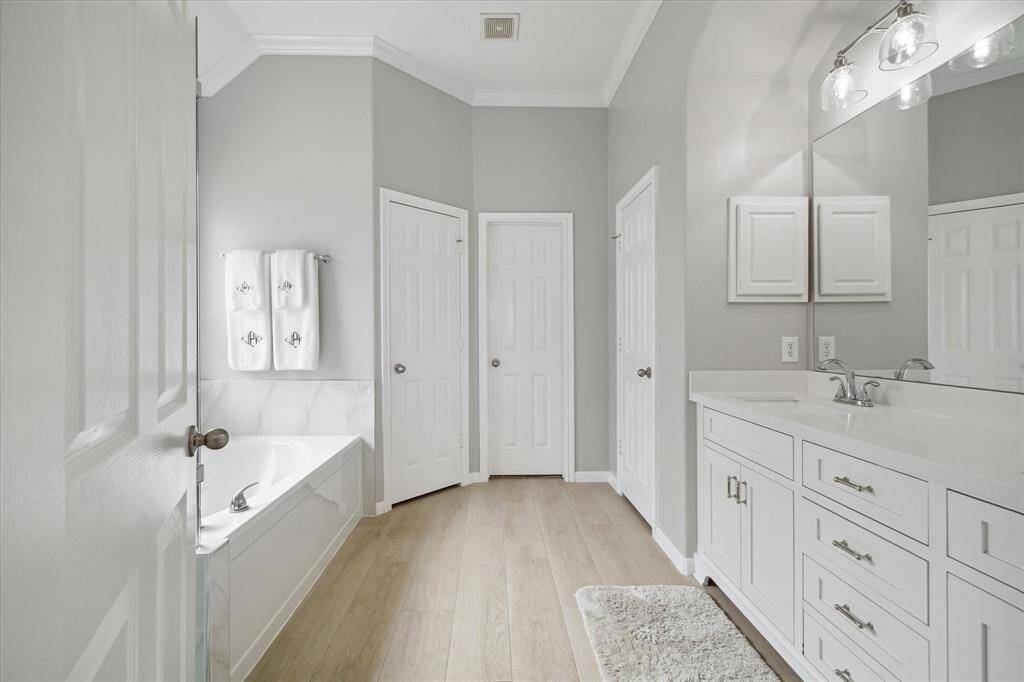 Primary bath remodeled in 2024 - separate tub and shower