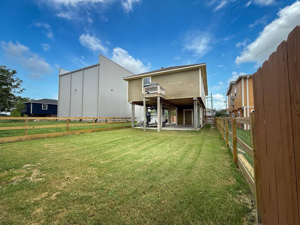 Plenty of yard space.  Shed has all the yard equipment for convience.