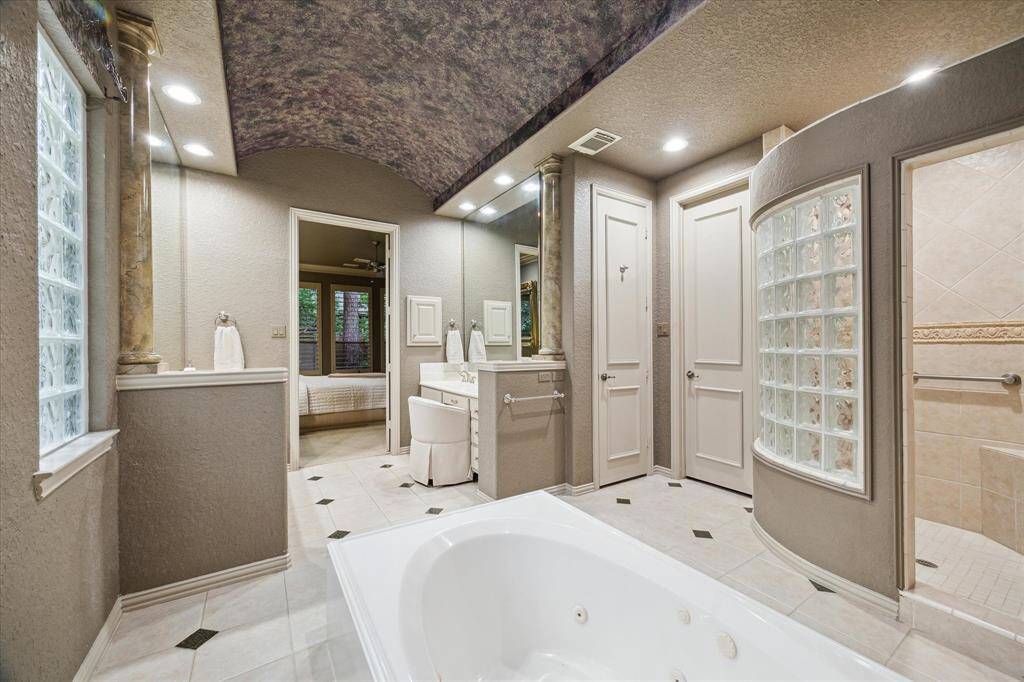 View from Master Bath into master bedroom