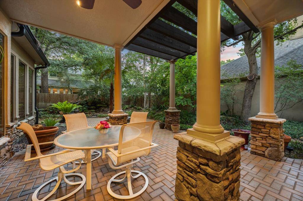 Backyard, entering from back door off of breakfast nook/kitchen
