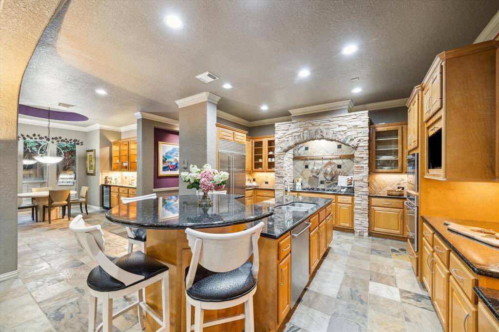 View of kitchen from main living area